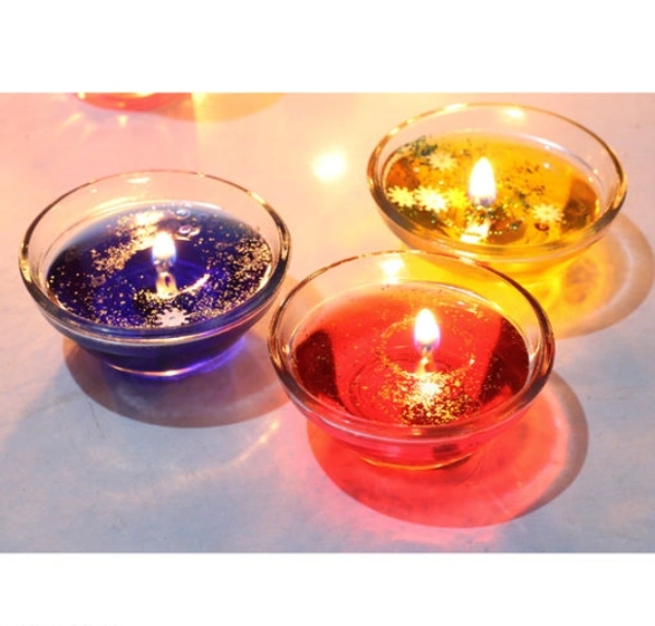 iHandikart Handicrafts Handmade wax Tealight Candles (Smokeless, Set of 6) - Multicolor, Wax, Pack of6